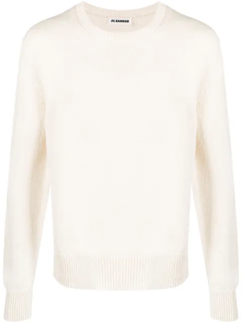 Jil Sander suéter tejido con cuello redondo