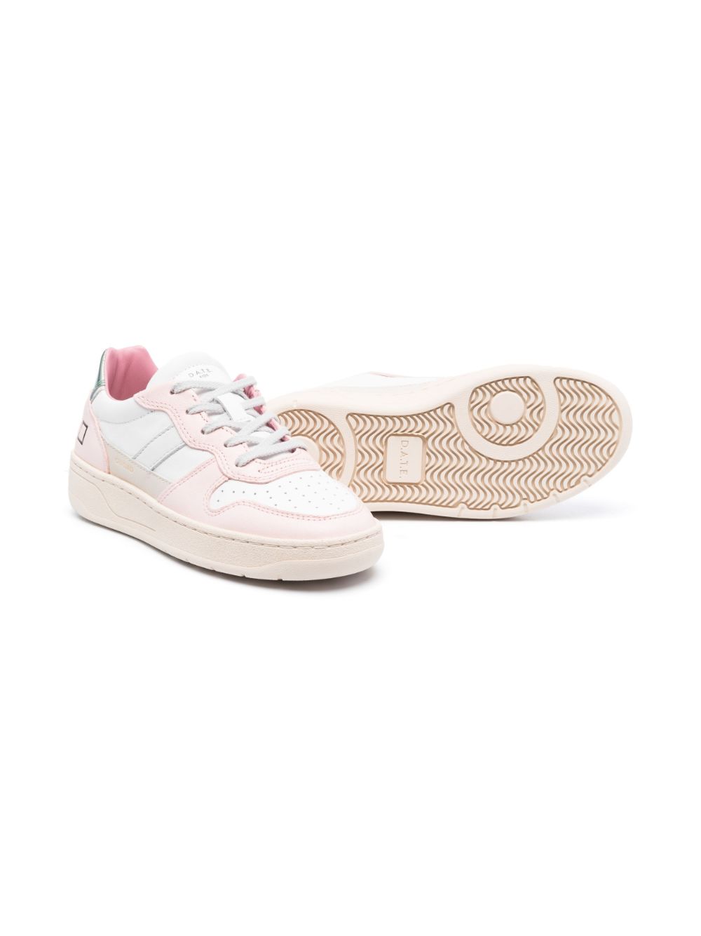 D.A.T.E. Court 2.0 leather sneakers - Roze