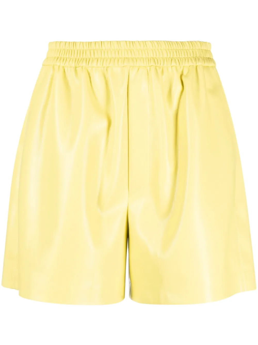 Nanushka Elasticated-waistband Shorts In Yellow