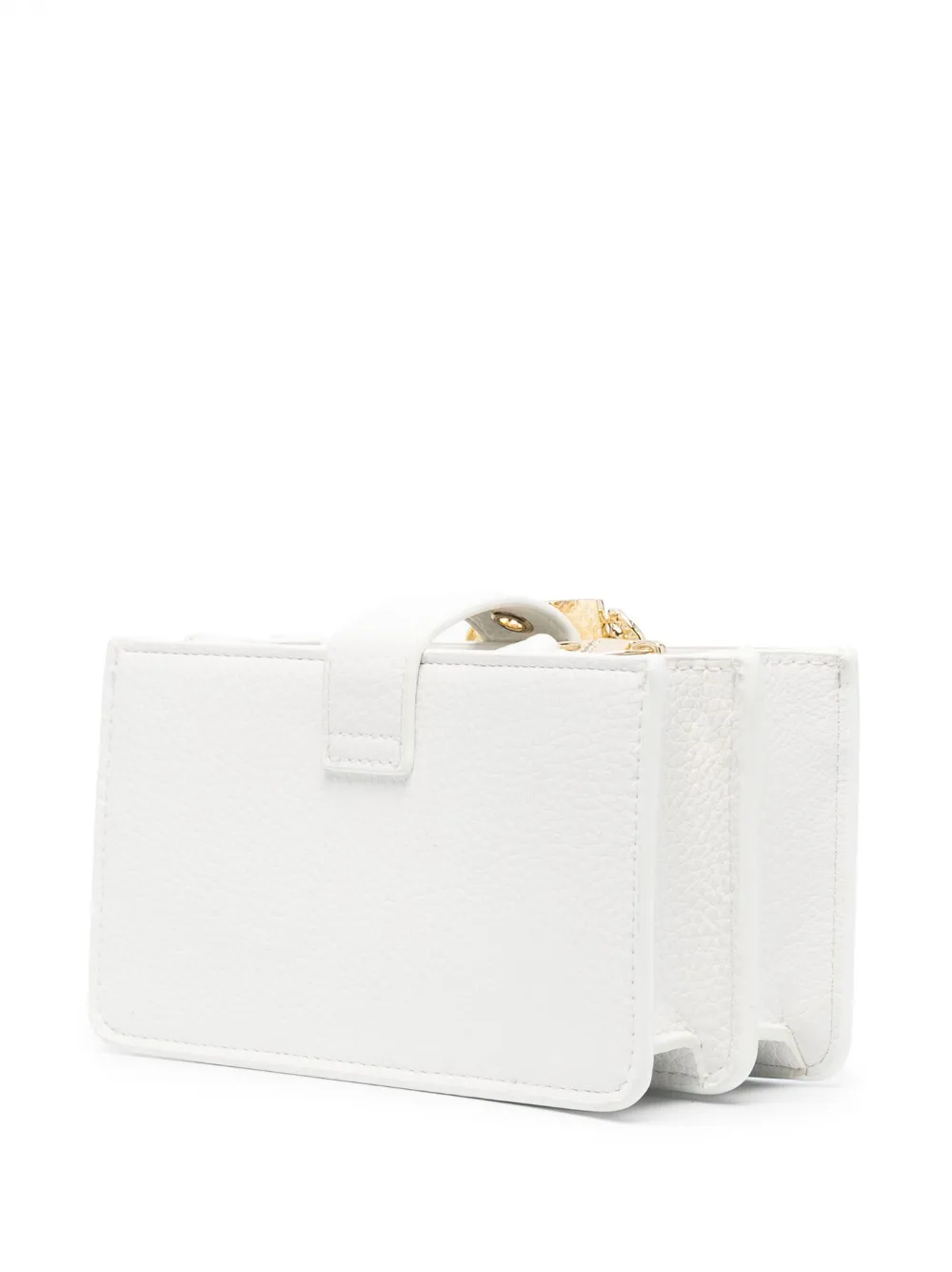 Versace Jeans Couture Logobuckle Crossbody Bag In White ModeSens