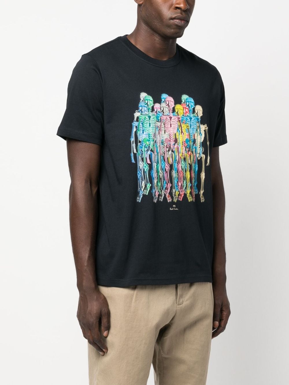 PS Paul Smith skeleton-print Cotton T-shirt - Farfetch