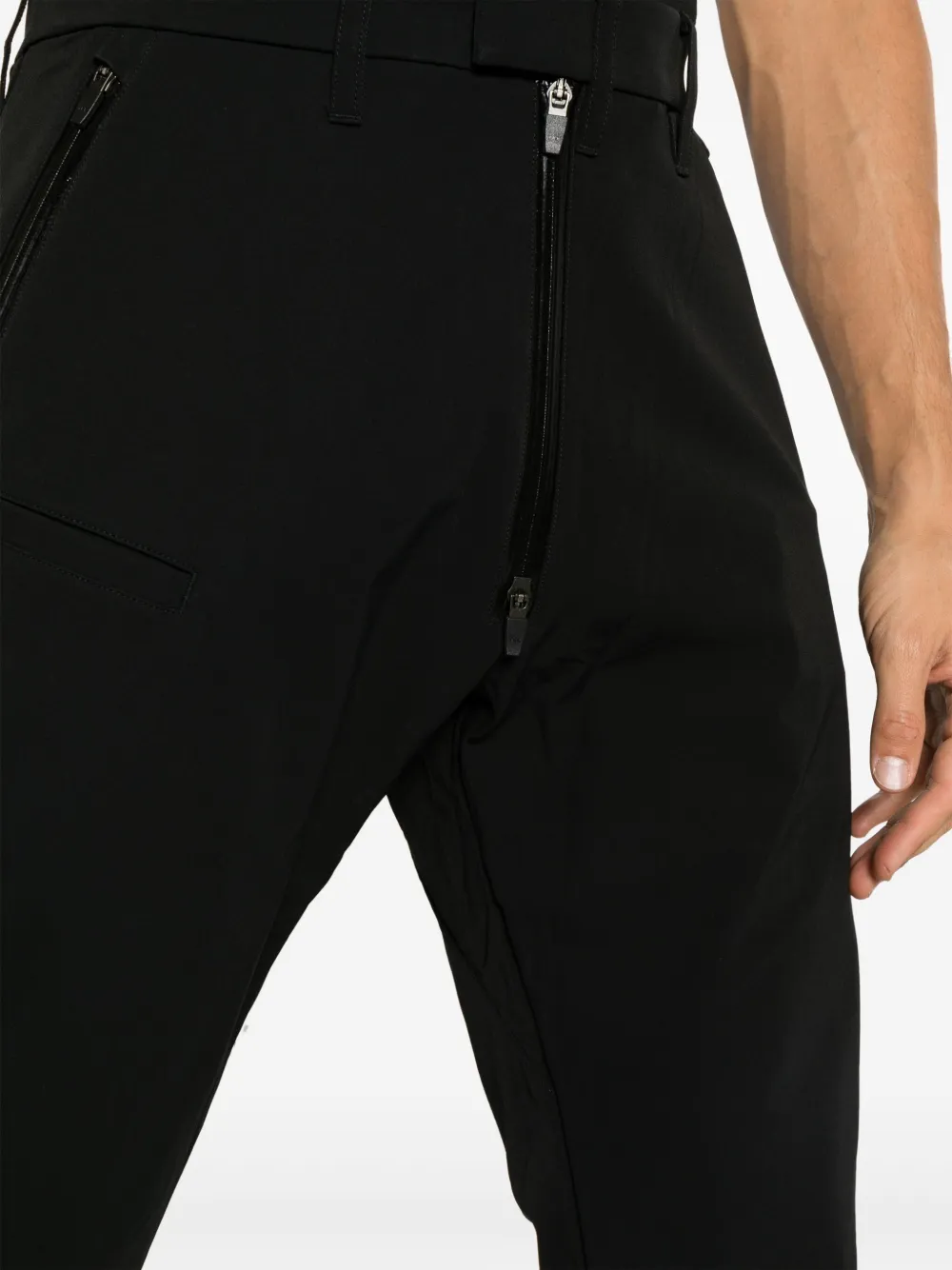 Shop Acronym P47 Schoeller® Dryskin™ Drop-crotch Trousers In Black