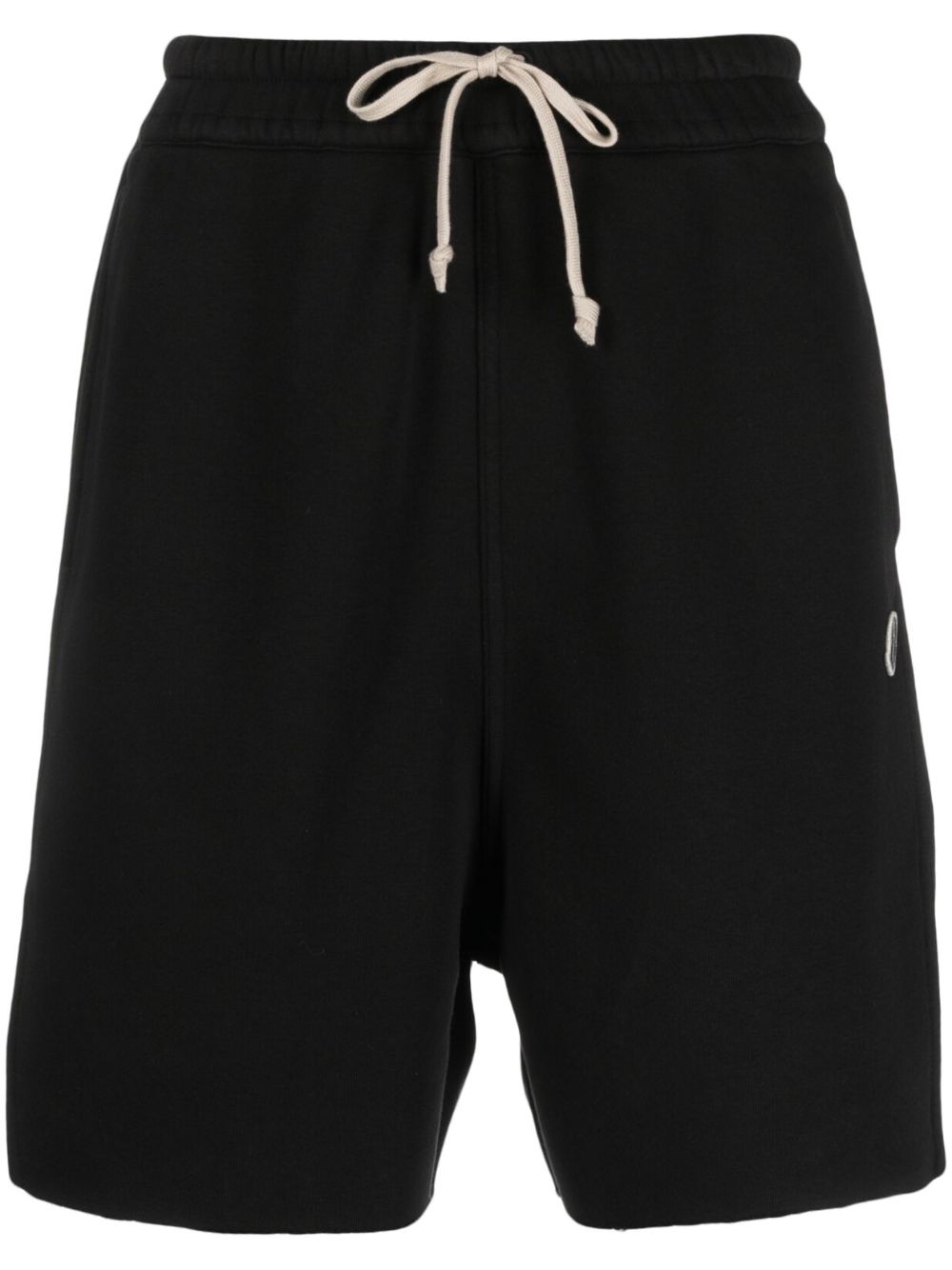 Moncler + Rick Owens Trainingsshorts met logoprint Zwart