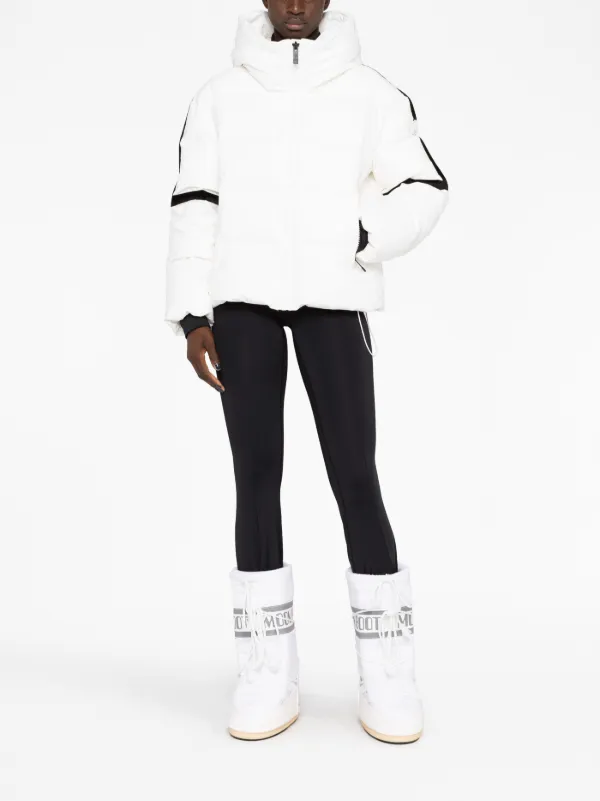 Fusalp Barsy Hooded Quilted Ski Jacket | White | FARFETCH