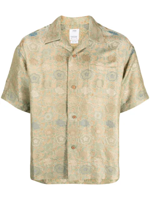 visvim 图案印花真丝衬衫