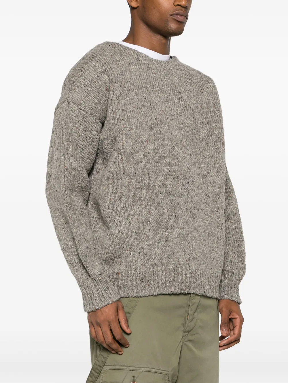 Shop Visvim Amplus Boat-neck Jumper In Grau