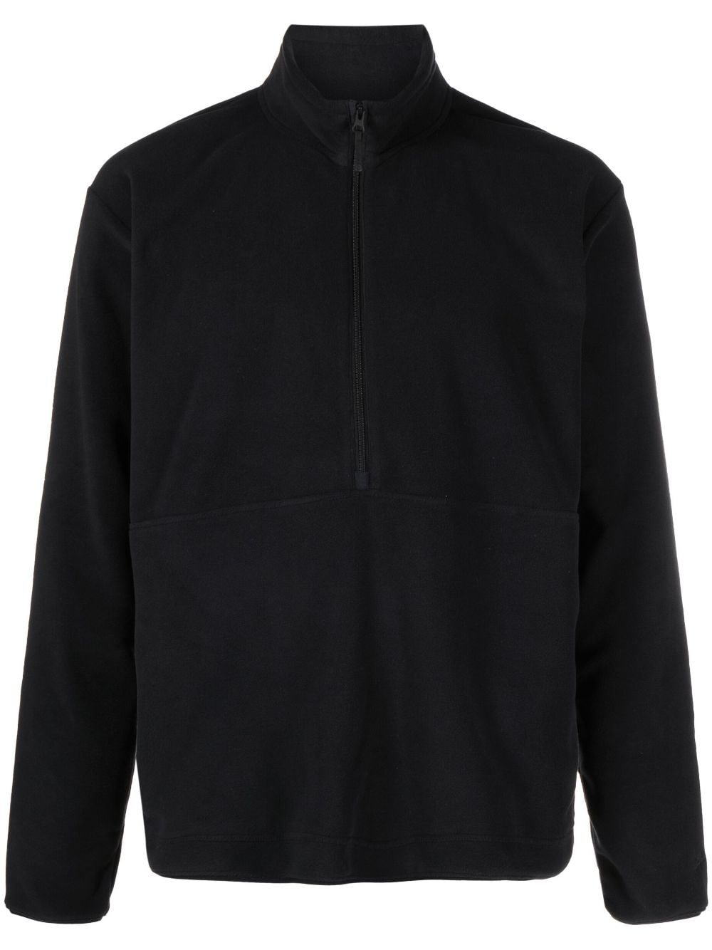 Goldwin Fleece-texture High-neck Sweatshirt In Schwarz