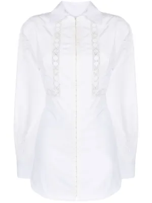 alexander wang asymmetric shirt dress Asymmetric Long-sleeve Dress by Alexander Wang