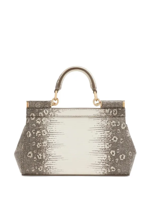 Dolce & Gabbana 編み込みハンドバッグ Dolce & Gabbana Sicily ハンドバッグ S | ニュートラル | FARFETCH JP