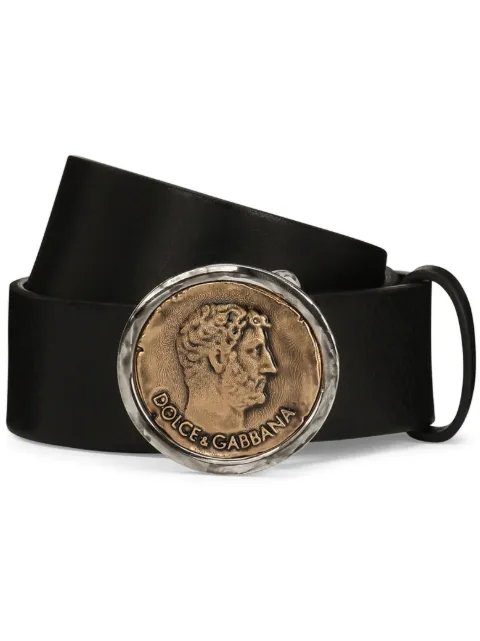 Dolce & Gabbana Cinto de couro com fivela