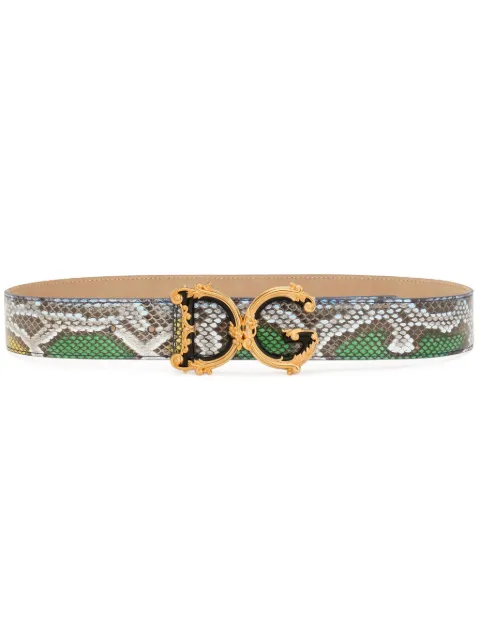 Dolce & Gabbana Gürtel mit Logo-Schnalle
