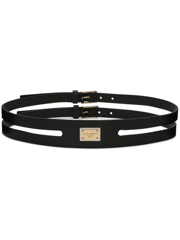 Louis Vuitton Logo Plaque Belt - Farfetch