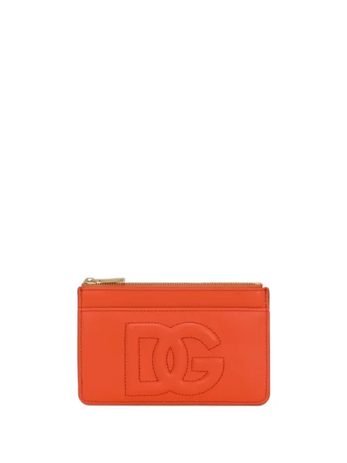 Portefeuille zippé plaque à logo - Dolce & Gabbana - Modalova