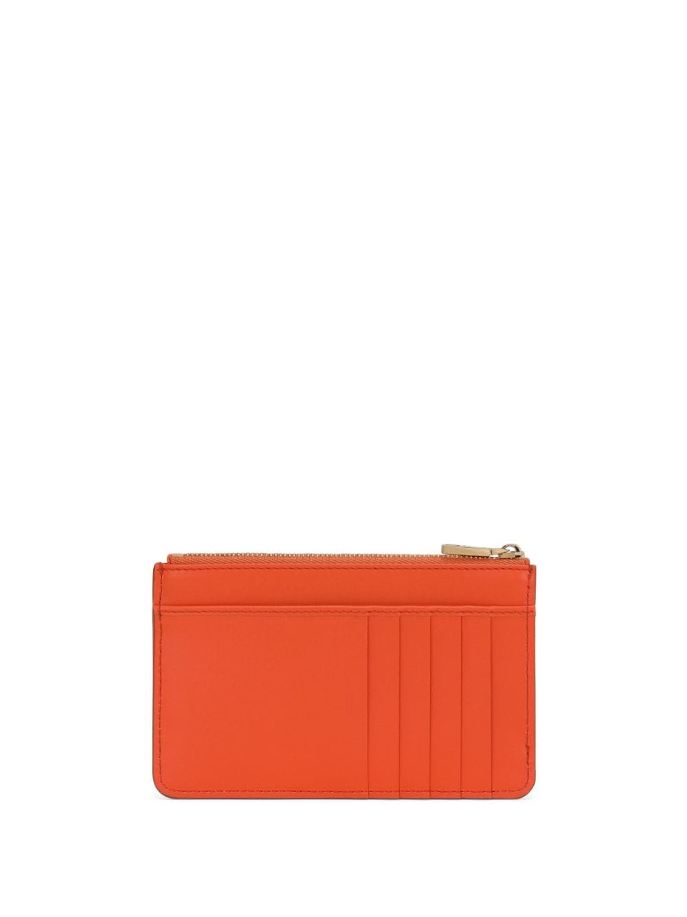 Dolce & Gabbana DG-logo zipped leather wallet - Oranje