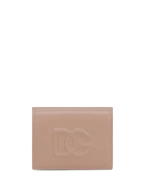Dolce & Gabbana DG-logo leather folded wallet