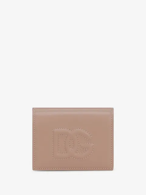 Dolce & Gabbana DG-logo leather folded wallet