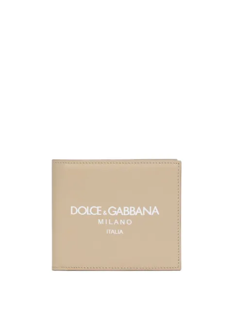 Dolce & Gabbana cartera con logo estampado