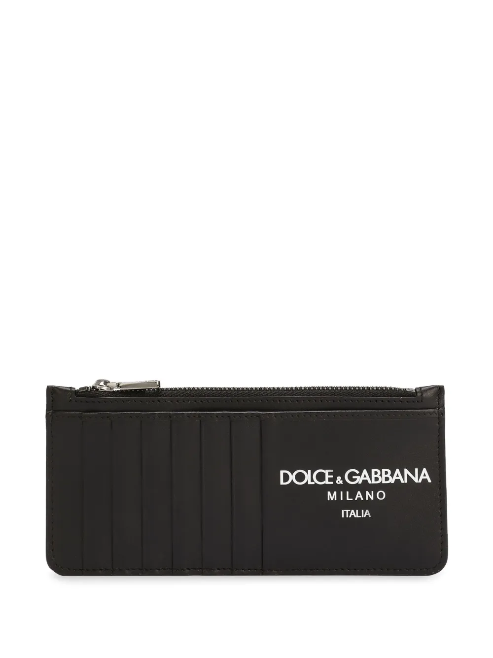 Dolce & Gabbana Portemonnaie mit Logo-Print | Schwarz | Image 1