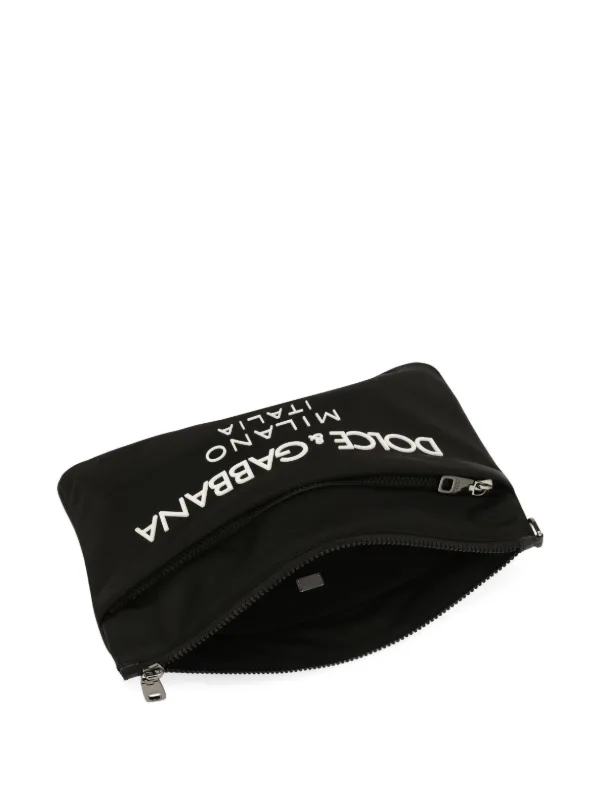 Dolce & Gabbana logo-print Zipped Wallet | Black | FARFETCH