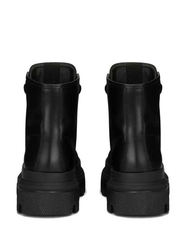 DOLCE & GABBANA エンジニアブーツ 黒 メンズブーツ＆ブーティ | イタリアンブーツ | ドルチェ＆ガッバーナ®