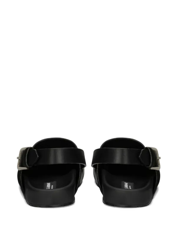 DOLCE&GABBANA レザーサンダル Dolce & Gabbana レザーサンダル | ブラック | FARFETCH JP