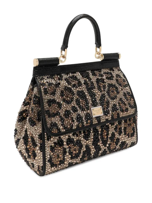 トートバッグ Dolce & Gabbana SS25 NEW SICILY TOTE (BB7728B7321 80999) Small Sicily shopper in Grey for Women | Dolce&Gabbana® US