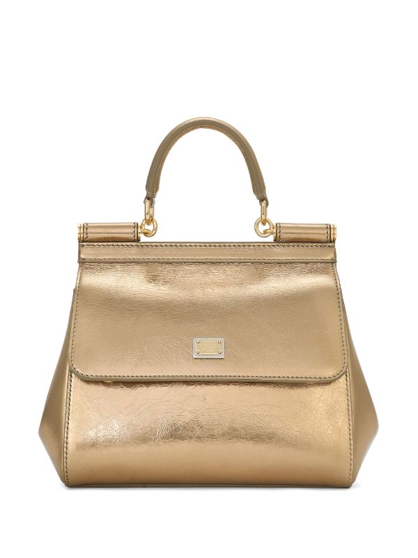 Dolce&Gabbana Gold leather handbag