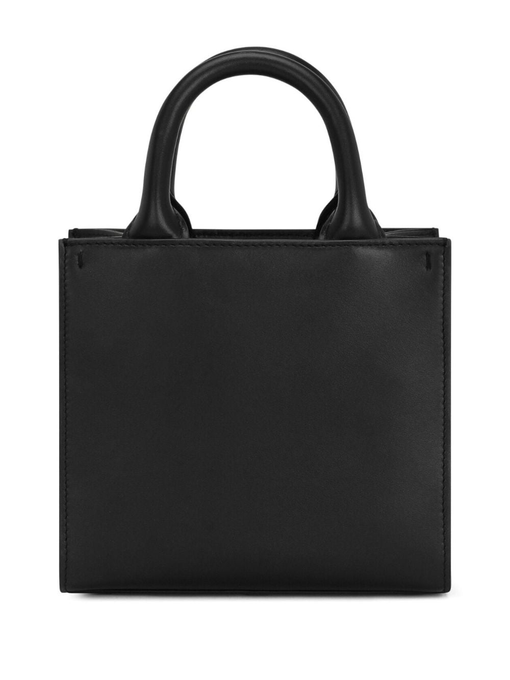Shop Dolce & Gabbana Dg Daily Leather Tote Bag In Black