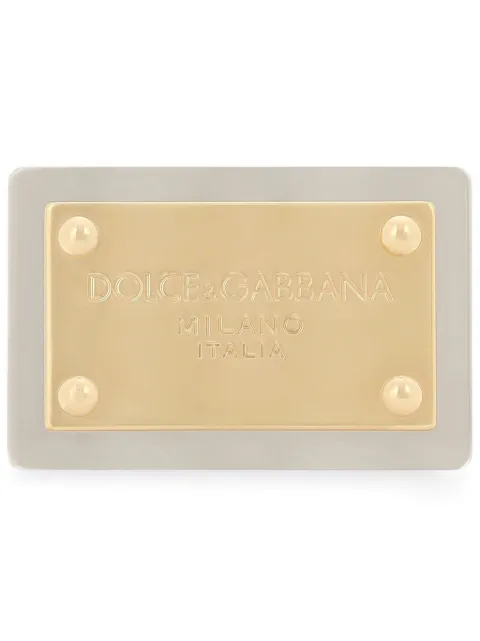 Dolce & Gabbana Fibbia con placca logo