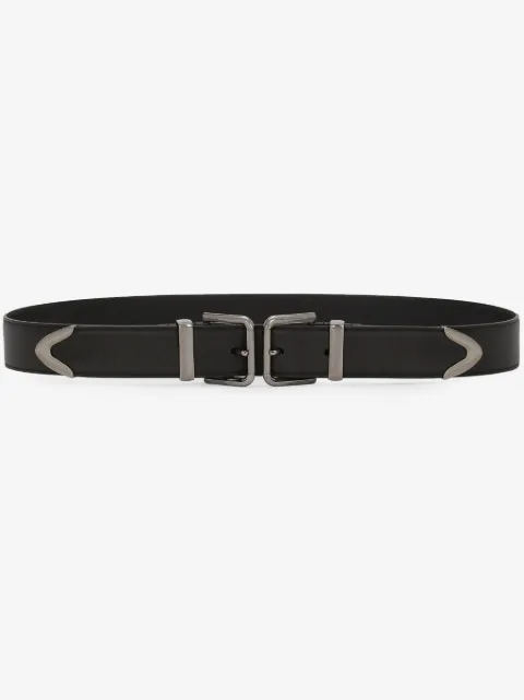 Dolce & Gabbana buckle-fastening leather belt