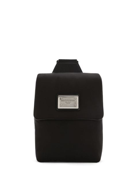 Dolce & Gabbana logo-plaque mini backpack