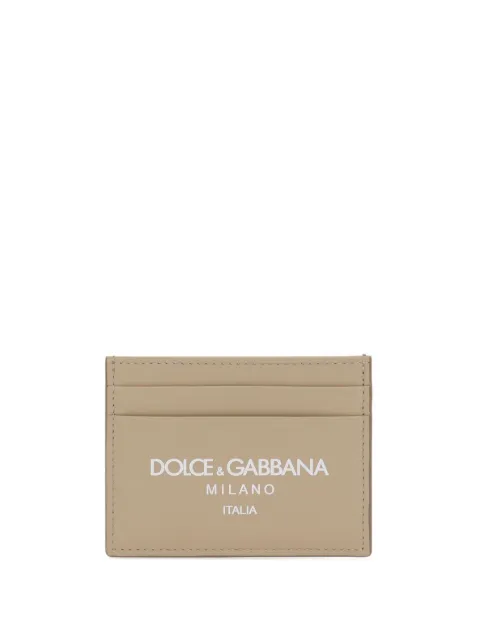 Dolce & Gabbana tarjetero con logo estampado