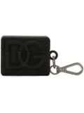 Dolce & Gabbana logo-embossed AirPods case - Black