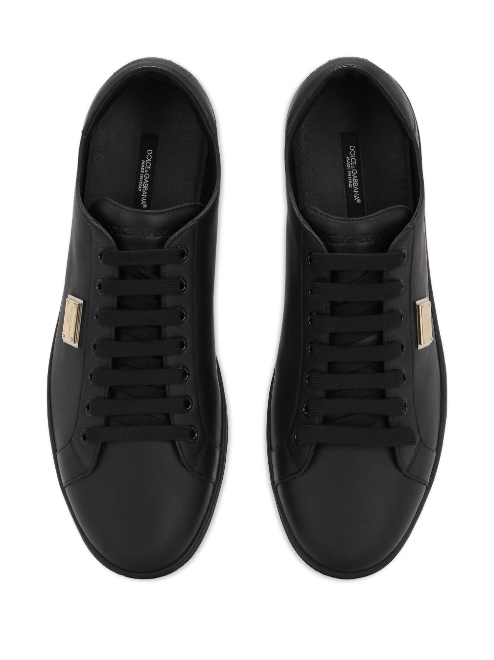 Shop Dolce & Gabbana Saint Tropez Low-top Sneakers In Black