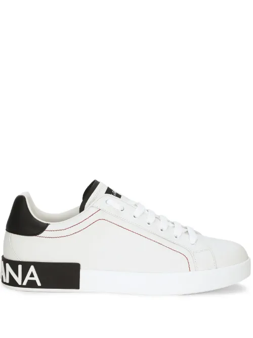 Baskets à patch logo - Dolce & Gabbana - Modalova