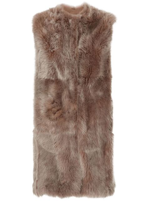 Dolce & Gabbana Mantel aus Faux Fur