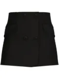 Dolce & Gabbana double-breasted miniskirt - Black