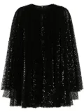 Dolce & Gabbana sequin-embellished flared minidress - Black