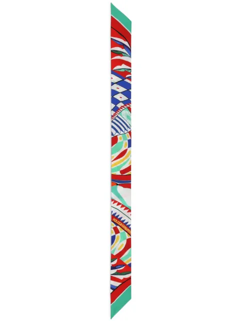 Dolce & Gabbana graphic-print silk headscarf