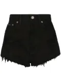 Dolce & Gabbana distressed-effect denim shorts - Black