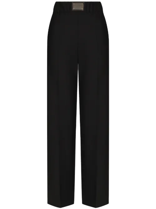 Pantalon évasé à taille haute - Dolce & Gabbana - Modalova