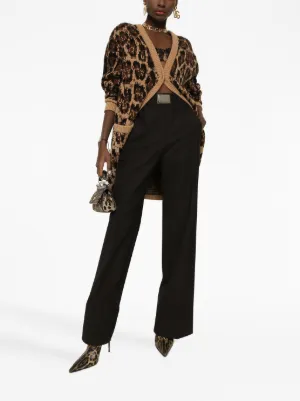 Dolce & Gabbana Flared Pants | Silver Cargo Pants | FARFETCH