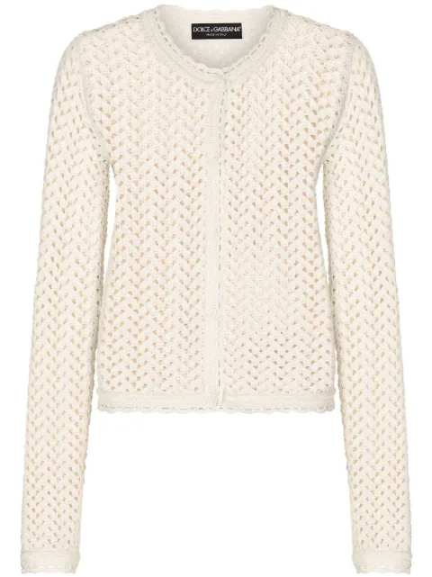 Dolce & Gabbana cardigan en crochet