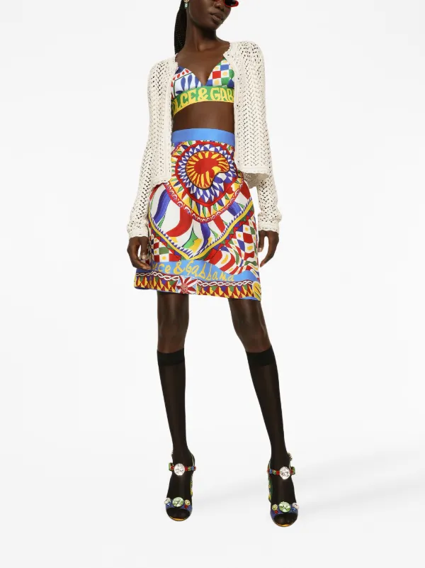 Dolce & Gabbana crochet-knit Cardigan | Neutrals | FARFETCH