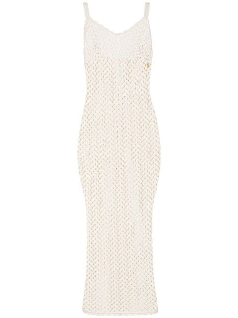 Dolce & Gabbana crochet-knit midi dress