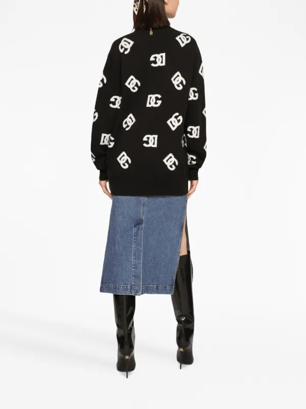 Dolce & Gabbana DGロゴ カーディガン | ブラック | FARFETCH JP