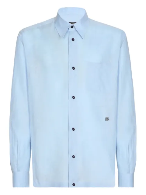 Dolce & Gabbana chemise à plaque logo