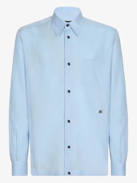 Dolce & Gabbana camisa con placa del logo