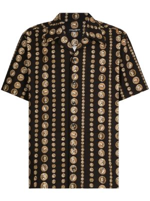 Shirts Dolce & Gabbana - Black sicily shirt - G5IT7THS5OOHAVAN
