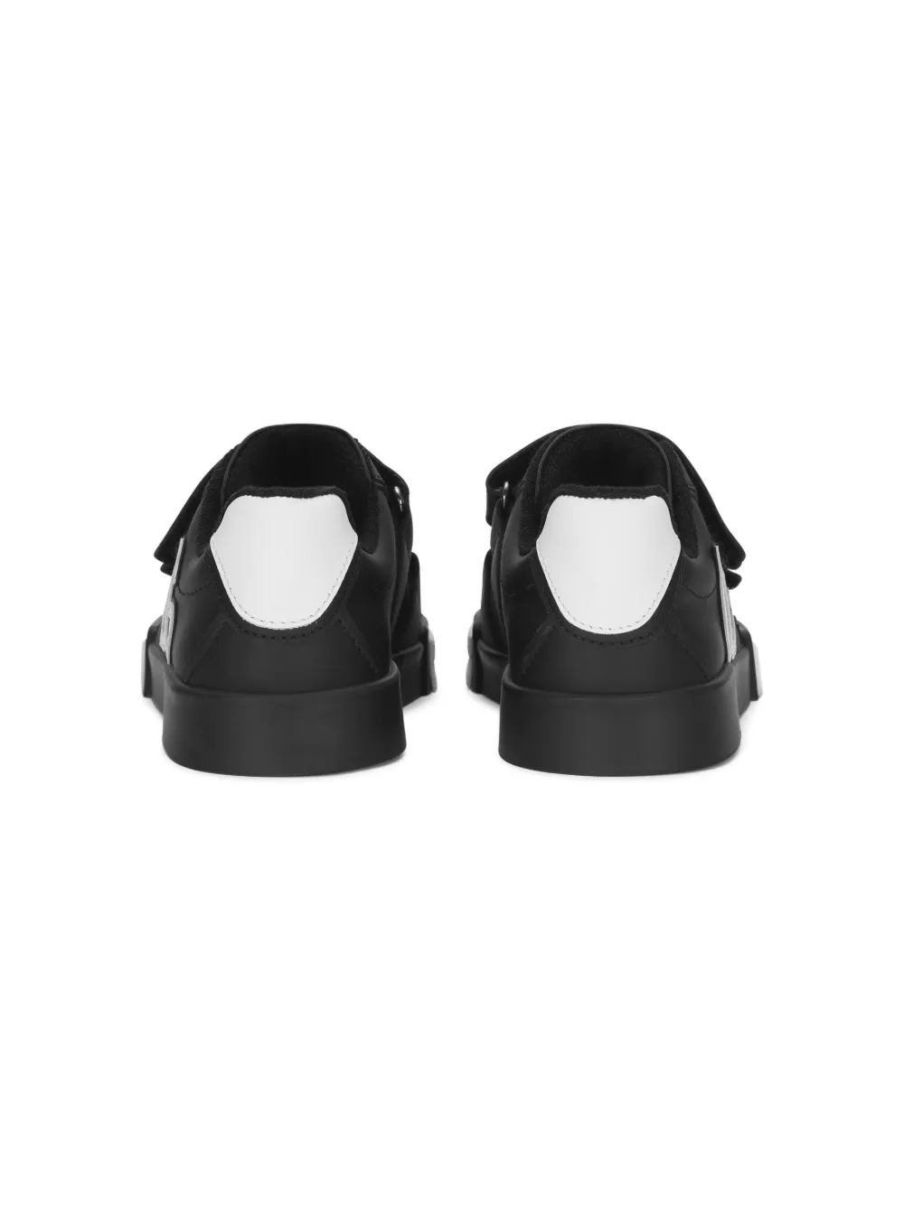 Dolce & Gabbana Logo-patch Low-top Sneakers In Black